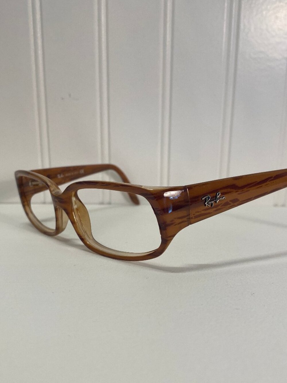 Ray-Ban FRAMES ONLY! - RB4055 689 - Brown Havana Eyeglass Frames - Made in Italy